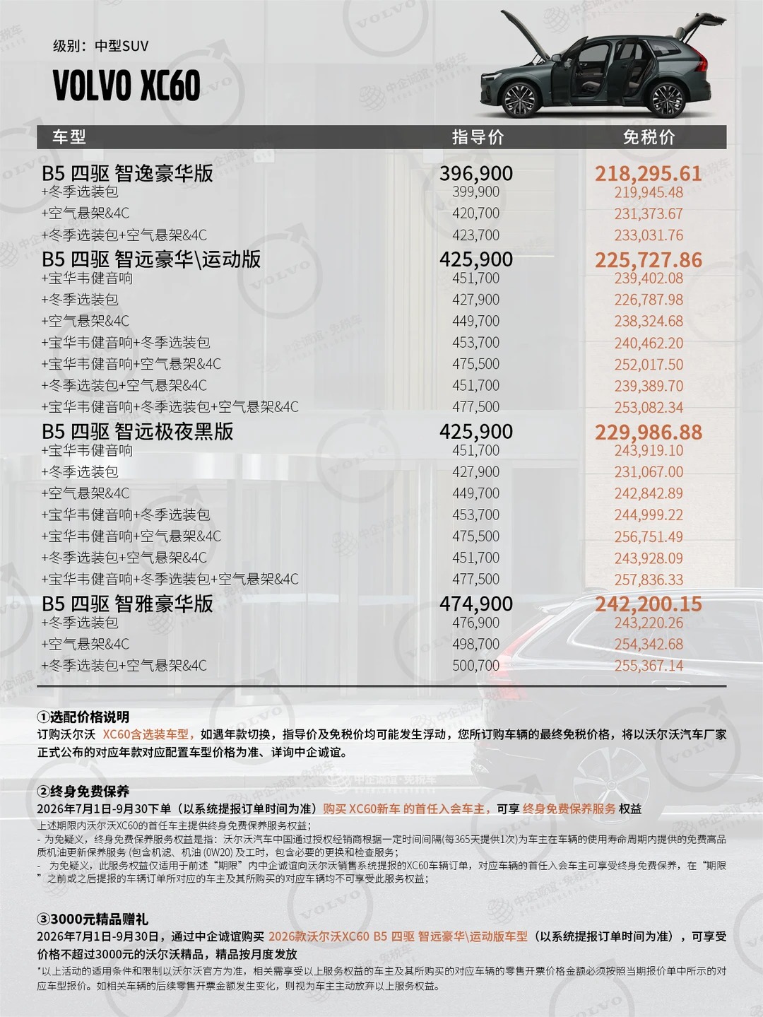 沃尔沃留学生免税车